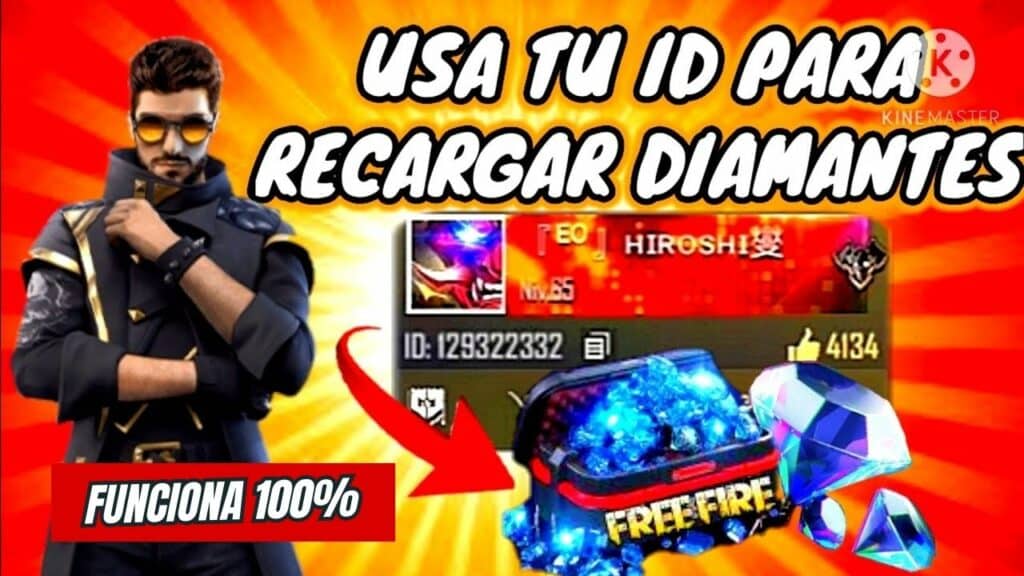 Cómo Recargar Diamantes Free Fire Gratis por ID en 2024
