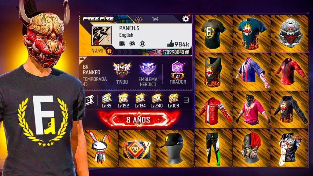 La Camiseta F de Free Fire: ¡REVELADA por SMOOKE