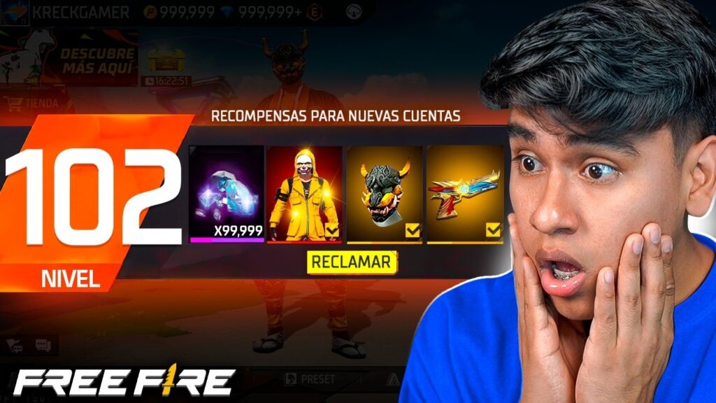 el nivel prohibido de Free Fire que KreckGamer descubrió