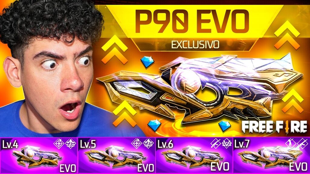 CONSIGO LA NUEVA P90 EVOLUTIVA AL MÁXIMO en FREE FIRE