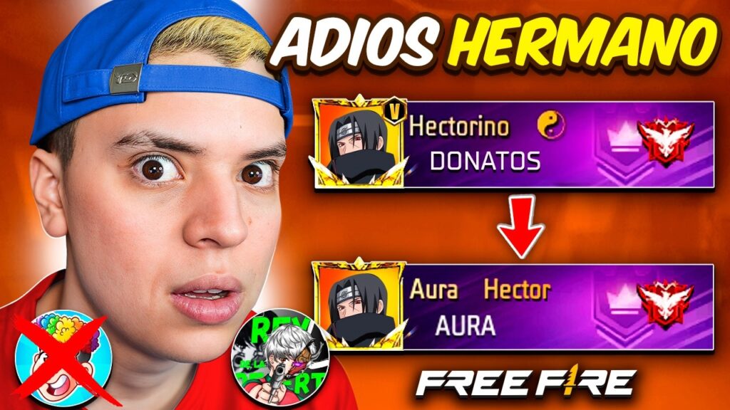 Hectorino abandonó su clan y cambió su nombre en Free Fire