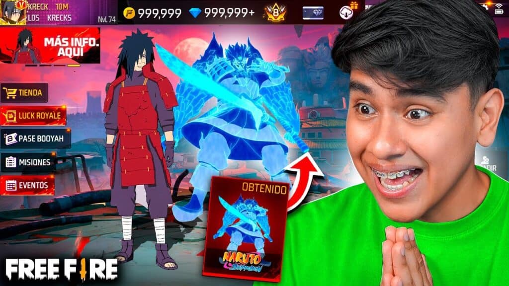MADARA free fire gratis